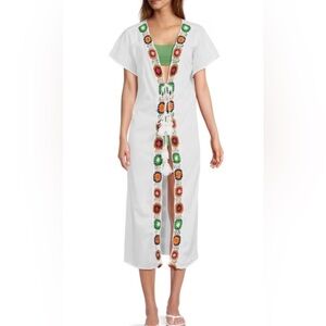 Dotti | Dresses | Dark Green Floral Short Sleeve Maxi Wrap Dress | Poshmark